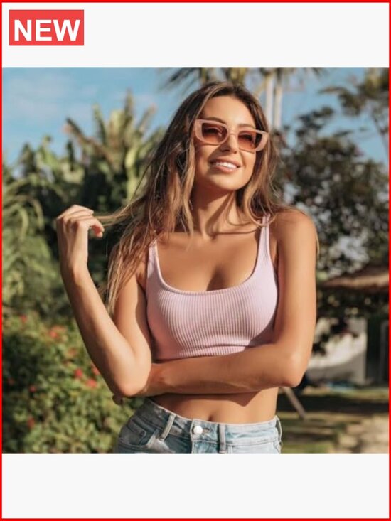 Retro Square Sunglasses 90s Y2K UV Protection Lightweight Rectangle Shades